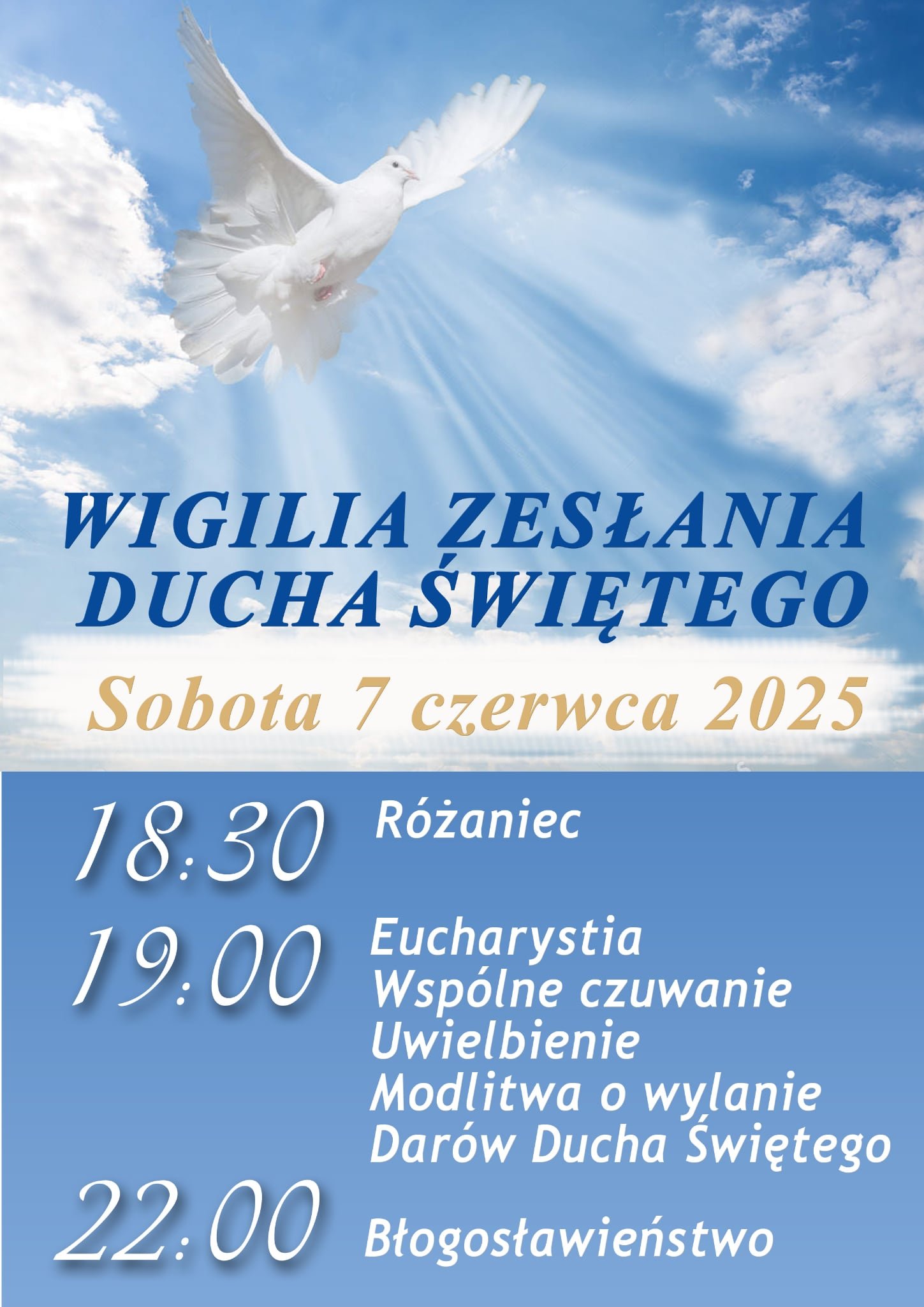 Read more about the article Wigilia zesłania Ducha Świętego